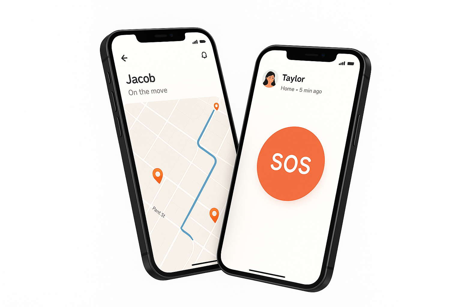 Kinlyr app screens preview